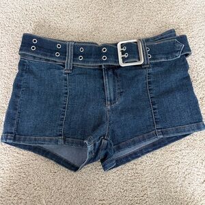 H&M Divided Jean Shorts With Belt